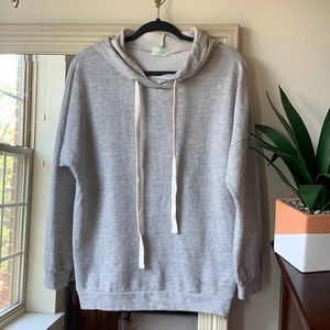 FOUR LEAF gray hoodie sweatshirt ✨